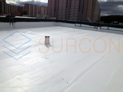 Утепление и гидроизоляция плоской крыши мембраной